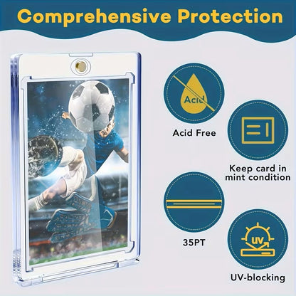 Protector magnético acrílico para cartas coleccionables con protección UV