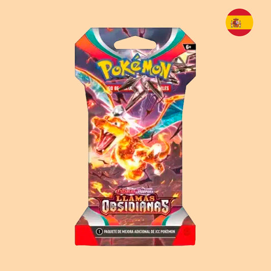 Sobre Pokémon en Blister de Llamas Obsidianas en español – Pokémon TCG