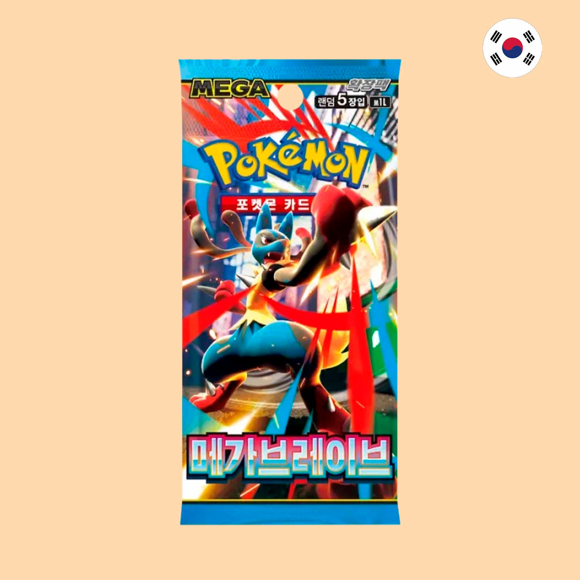 Sobre Pokémon Mega Brave M1L coreano sellado – Pokémon TCG