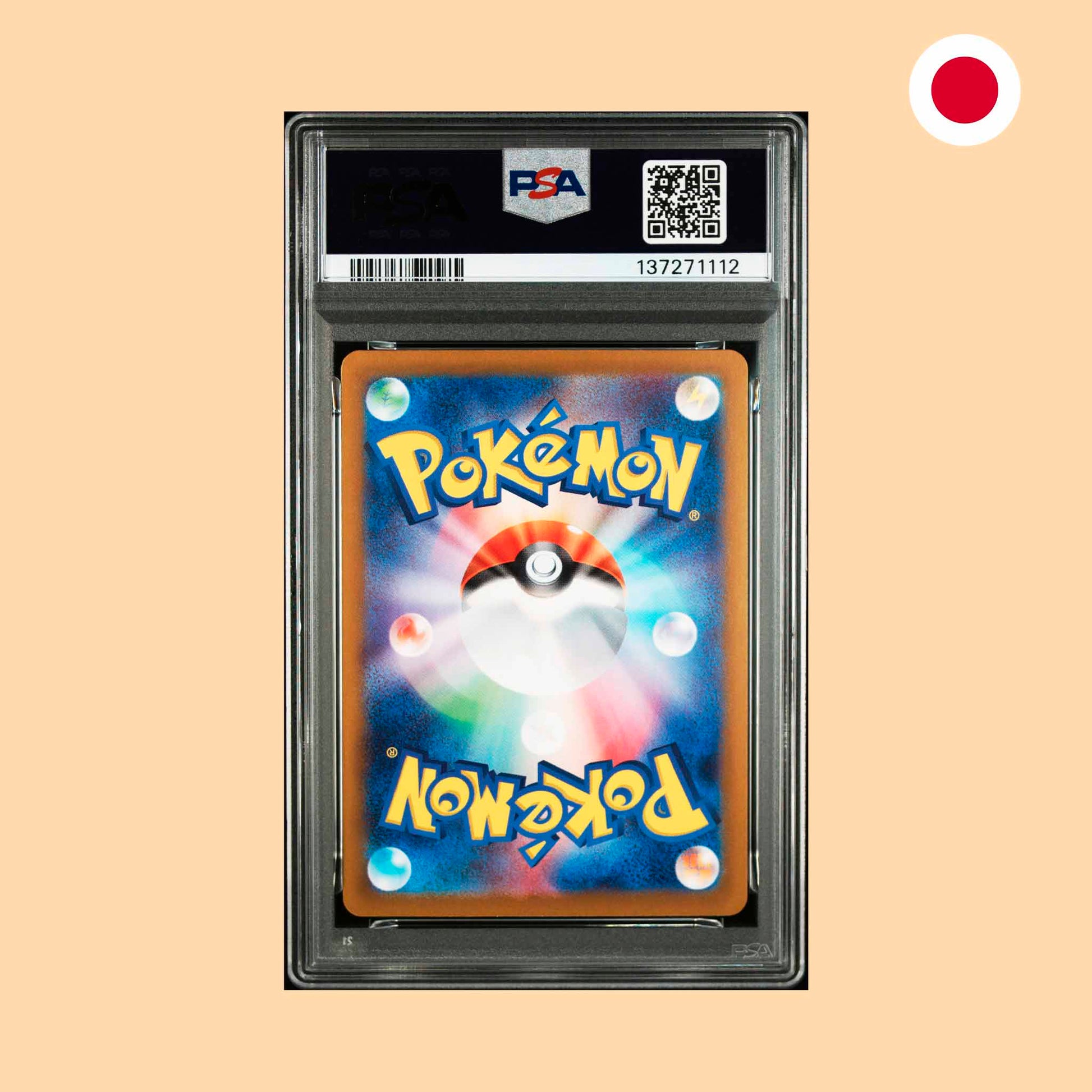 Vista trasera Carta Pokémon PSA 10 Leafeon SAR Terastal festival ex